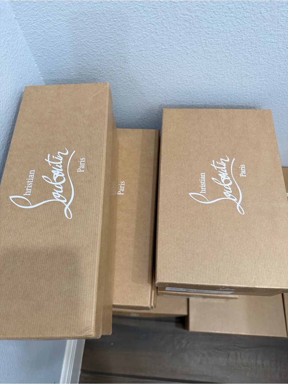 6 Christian Louboutin Shoe boxes ONLY